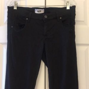 Paige black maternity jeans